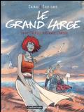 Le Grand Large, tome 2<br />
On ne crapote pas avec l'amour<br />
<br />
Sc&eacute;nario : Thierry Soufflard<br />
Dessins et couleurs : Gilles Cazaux<br />
<br />
' &Agrave; 63 piges, j'ai le talon du sabot us&eacute;, fiston, mais j'ai les chevaux du bonheur qui remuent dans les brancards. '<br />
<br />
' Mets les gaz, gamin! Un p'tit d&eacute;calaminage de culasses, &ccedil;a vous remet en ligne.'<br />
<br />
Editions Casterman